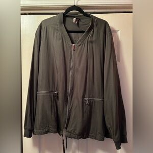 Penningtons Olive Green Bomber Jacket